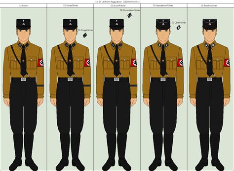 1929 SS Uniforms by Major-Vianna on DeviantArt