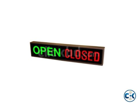 Backlit LED OPEN CLOSED Signs | ClickBD