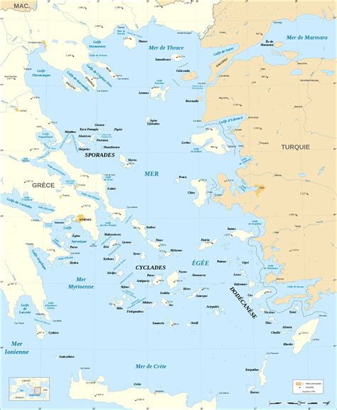 Aegean Sea Map Fr 1 - MapSof.net