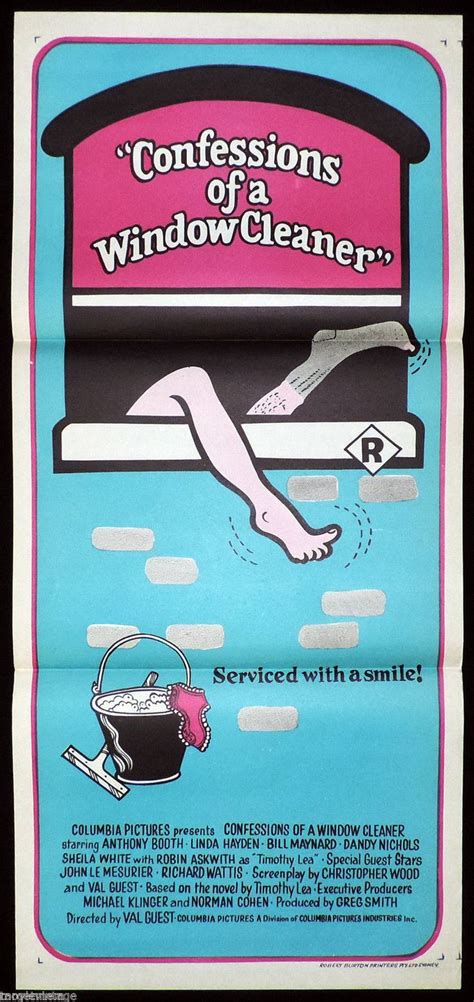 American poster for Confessions of a Window Cleaner. 1974 | British ...