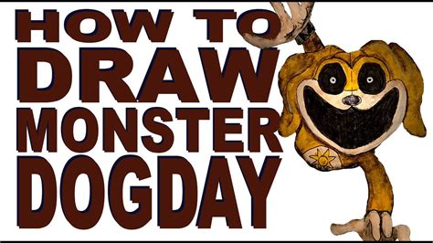 How to draw Monster DogDay (Poppy Playtime III) - YouTube