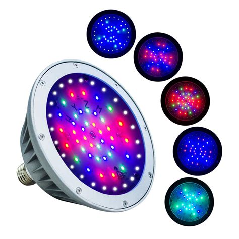 Waterproof LED Pool Light,120V 40W IP65 Waterproof RGB White Color For ...