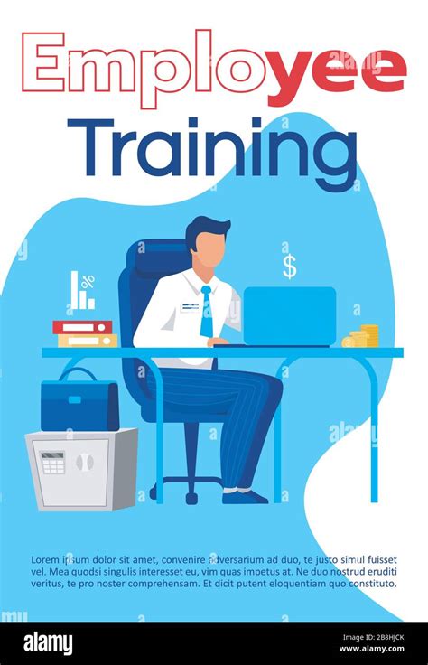 Employee training brochure template Stock Vector Image & Art - Alamy