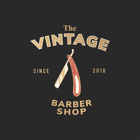 Vintage Barber shop logo | Free stock vector - 557975