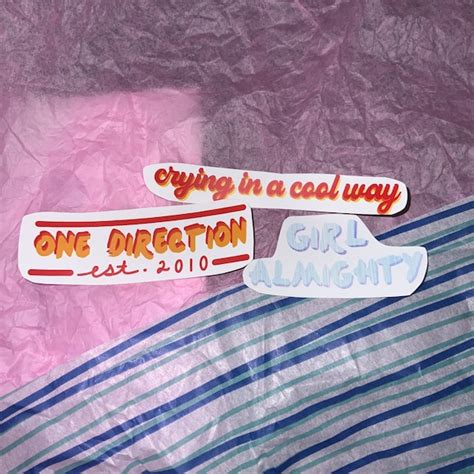 One Direction Stickers - Etsy