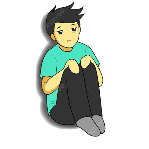 Sad Boy Cartoon, Cartoon Clipart, Sad Clipart, Boy Clipart PNG Transparent Clipart Image and PSD ...