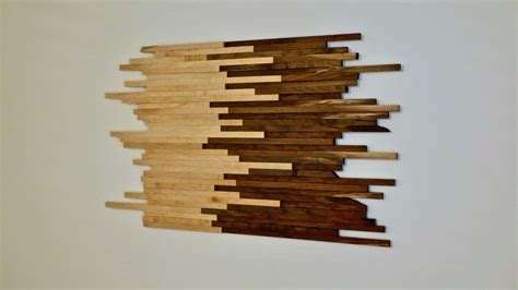 How To Build Scrap Wood Wall Art Made From Walnut & Maple — Crafted ...