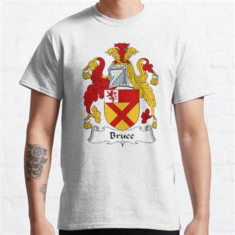 "Bruce Coat of Arms / Bruce Family Crest" T-shirt by ScotlandForever ...