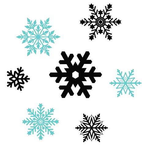 Download Free SVG Snowflakes Bundle Design - SVGed