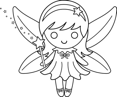 Fairies clipart outline, Fairies outline Transparent FREE for download on WebStockReview 2024