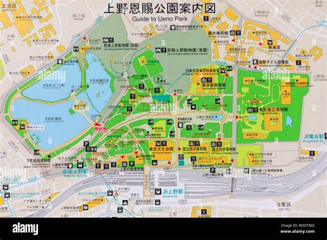 Ueno Park Map - Tokyo Ueno Ueno Station Area Map Sightseeing Information Live Japan Travel Guide ...