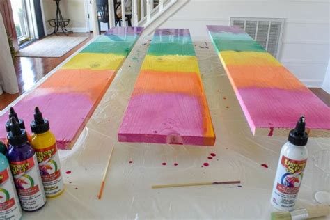 How to Make a Rainbow Wood Stain DIY | Hometalk