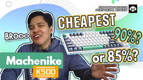 The Cheapest Mechanical Keyboard with 90% Layout - Machenike K500 ...