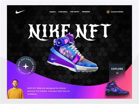 Nike NFT Website Design