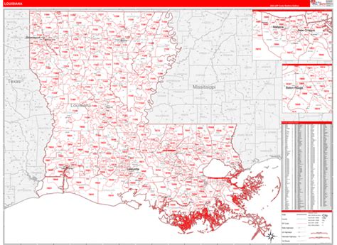 Louisiana Zip Code Map From | Images and Photos finder