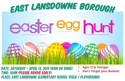 Easter Egg Hunt – East Lansdowne