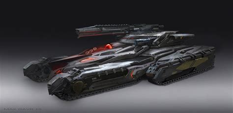 Sci-Fi Tank Concept , Max Gavr | Sci fi tank, Army vehicles, Futuristic cars