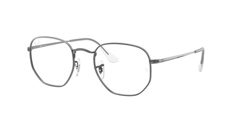 Hexagonal Optics Eyeglasses with Gunmetal Frame - RB6448 | Ray-Ban® GB