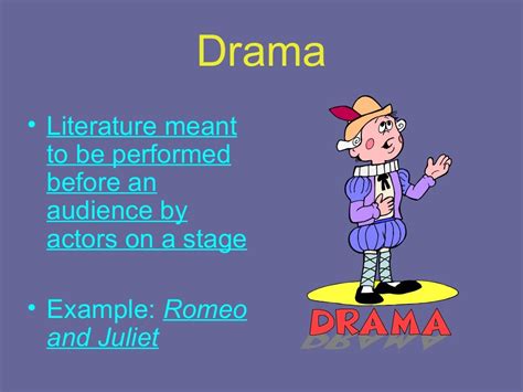 Drama vocabulary