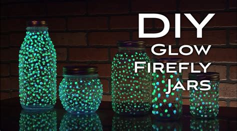 DIY Glow Firefly Jars - YouTube