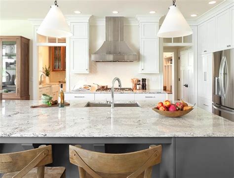 Quartz Countertops In A White Traditional Kitchen – Remodeling Cost ...