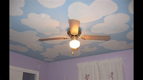 How To Paint Clouds On Ceiling With A Sponge | Shelly Lighting