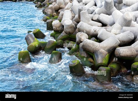 Concrete tetrapods breakwater hi-res stock photography and images - Alamy