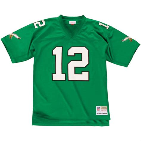 Randall Cunningham #12 Philadelphia Eagles Vintage Throwback Kelly Green Jersey | Maillot ...