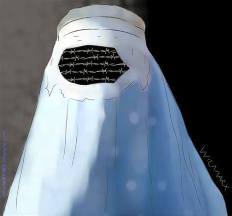 Burka By Wilmarx | Media & Culture Cartoon | TOONPOOL