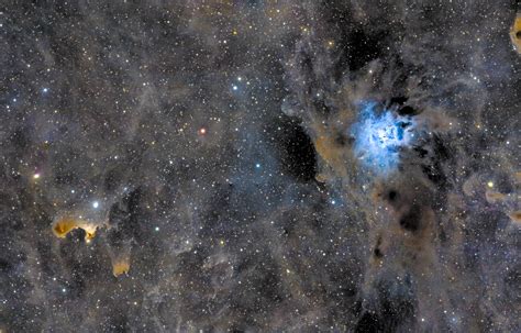 Iris and Ghost Nebula + IFN mosaic - Sky & Telescope - Sky & Telescope