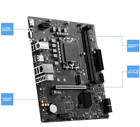 PRO H610M-E DDR4 Motherboard M-ATX - Intel 12th Gen Processors