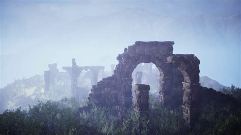 Crumbling Citadel Perched On High Ground Stock Footage SBV-347703709 - Storyblocks