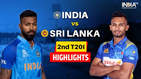 IND vs SL 2nd T20, Highlights: Sri Lanka win thriller in Pune, level ...