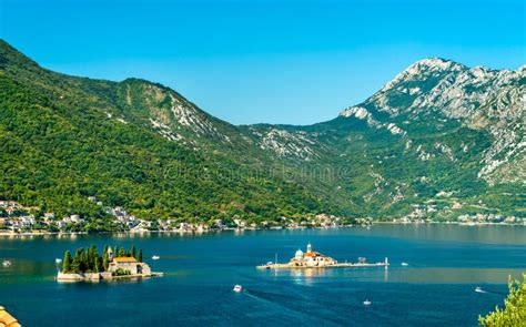 Our Lady of the Rocks Island in the Bay of Kotor, Montenegro Stock Photo - Image of attraction ...