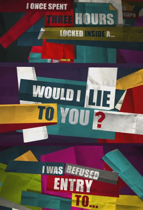 Would I Lie to You? - Full Cast & Crew - TV Guide