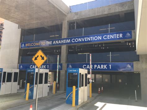 Convention Center Parking Garage Signs and Graphics Anaheim CA