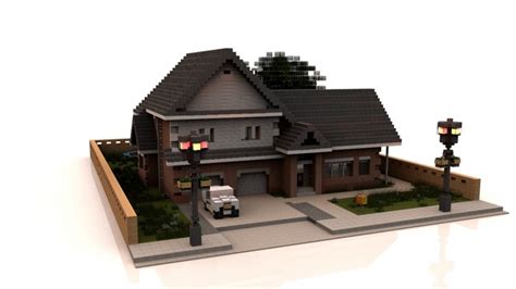 Realistic Family House Minecraft Project