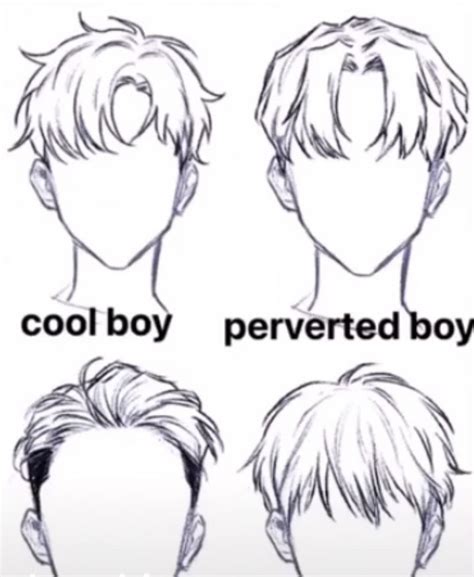 How To Draw Cute Boy Hair