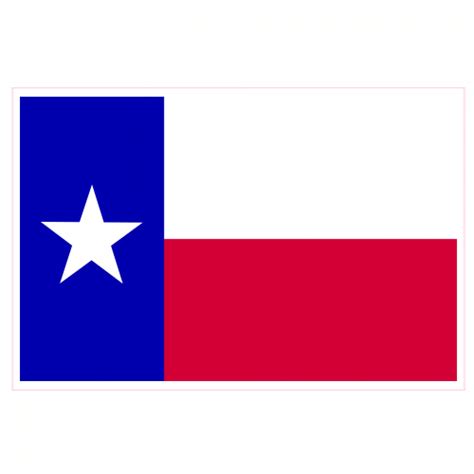 Texas State Flag Sticker - U.S. Custom Stickers