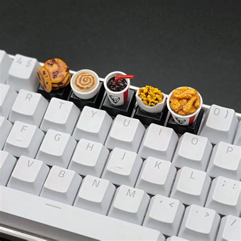 KFC Chicken Combo Keycaps Handmade Resin Custom Artisan - Etsy