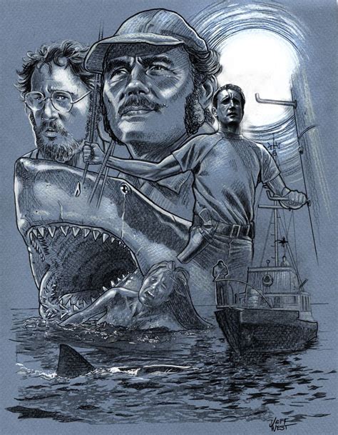 Movie Jaws Drawing