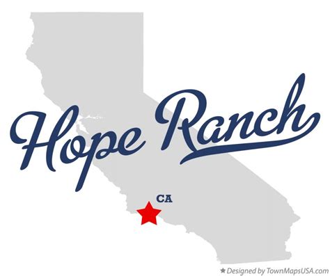 Map of Hope Ranch, CA, California