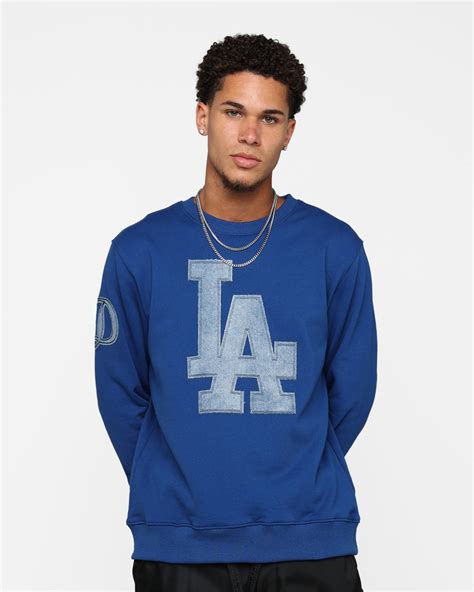 Pro Standard Los Angeles Dodgers Varsity Blue Crewneck Dodger Blue ...