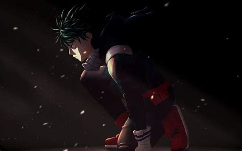 Download wallpapers 4k, Izuku Midoriya, darkness, Boku no Hero Academia, manga, My Hero Academia ...