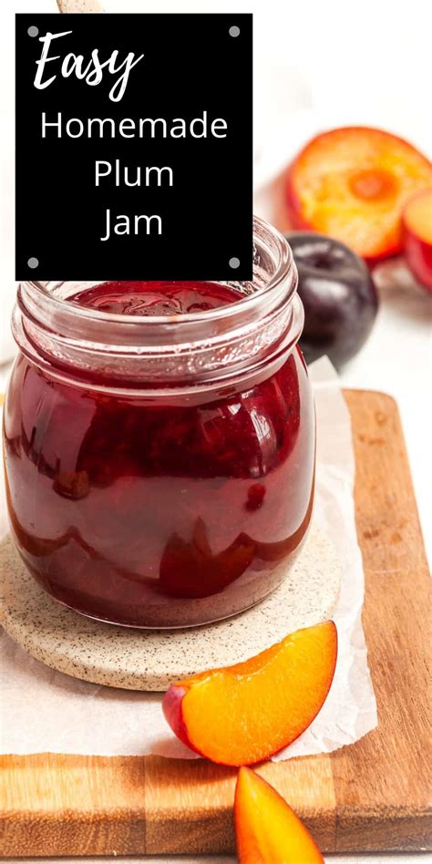 Easy Plum Jam - It's Not Complicated Recipes