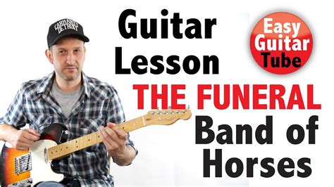 The Funeral - Band of Horses // Easy electric guitar lesson + TABS (How to play, tutorial) - YouTube