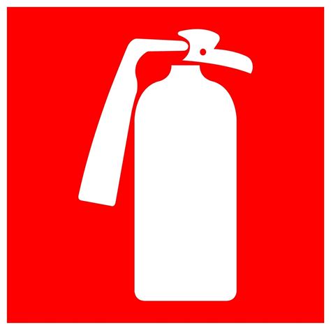 Fire Extinguisher Symbol Sign Isolate On White Background,Vector ...