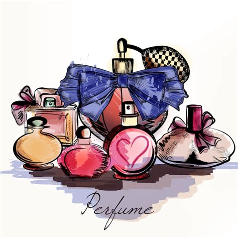 Premium Vector | Perfume background design