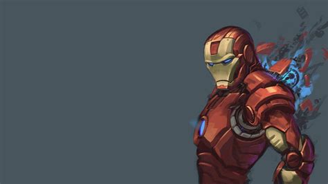 Iron Man Cartoon Wallpapers - Wallpaper Cave