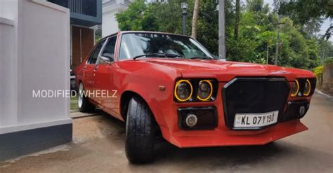 Hindustan Motors Contessa sedan neatly modified to look like a muscle car